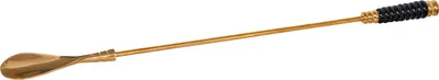 Produktbild von Schuhanzieher Schuhlöffel Messing gold im Antik-Stil - 52cm