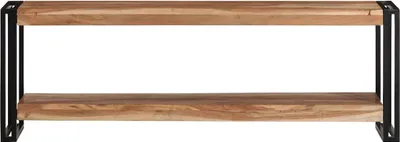 Image de vidaXL Armoire TV 120x30x40 cm en bois massif d'acacia