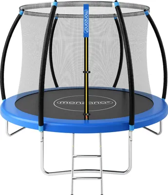 Produktbild von MONZANA® Trampolin Ø 244 cm Rheinland GS Zertifiziert Komplettset inkl. Sicherheitsnetz Innen Leiter Randabdeckung Kindertrampolin Gartentrampolin