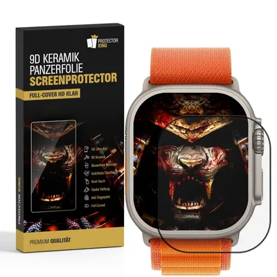 Produktbild von 6x Keramik-Glass für Apple Watch Ultra 3 49mm Full-Screen-Protector HD klar Panzerfolie Displayschutz Schutzfolie