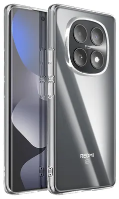 Immagine prodotto di Mayaxess, custodia protettiva morbida in silicone per Redmi Note 15, trasparente