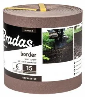 Immagine prodotto di BRADAS Bordo letto 6 m × 15 cm, marrone - BORDER BR-OBPBR06150