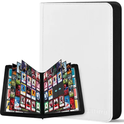 Immagine prodotto di Omgoods - Album per carte con 16 tasche, capacità per 1024 carte