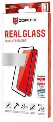 Produktbild von Displex Premium Panzerglas (Full Cover, 10H) für Apple iPhone 16, Eco-Montagerahmen, Full Cover, Apple, iPhone 16, Trockene Anwendung, Schmutzabweisend, Schlagfest, Kratzresistent, Schockresistent, Transparent, 1 Stück(e)