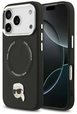 Zdjęcie produktu dla Etui Karl Lagerfeld Karl Pin Magsafe Doiphone 17 Pro Czarny