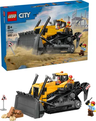 Obrázok produktu pre LEGO City Žltý buldozér, Stavebnica, 8 rok / roky, Plast, 682 kusov, 996 g