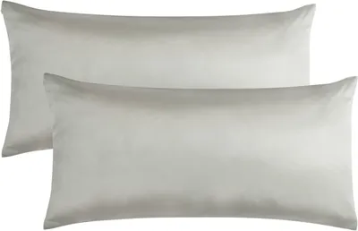 Produktbild von Aspero 2x Seiden Kissenbezüge 40x80 cm