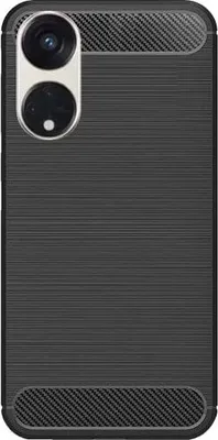 Produktbild von Carbon Shield TPU Hülle für Oppo Reno 8 5G - Schwarz KP29572