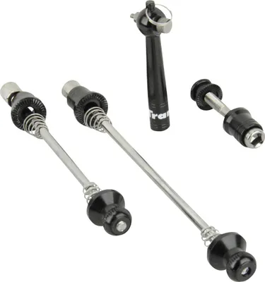 Produktbild von Tranzx Sattel Schnellspanner-Set mit 5-Kantschlüssel 3-teilig