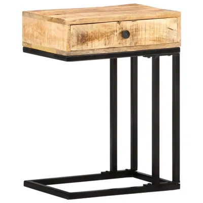 Produktbild von Beistelltisch U-Form 45x30x61 cm Mango Massivholz , Beistelltische Design 2024