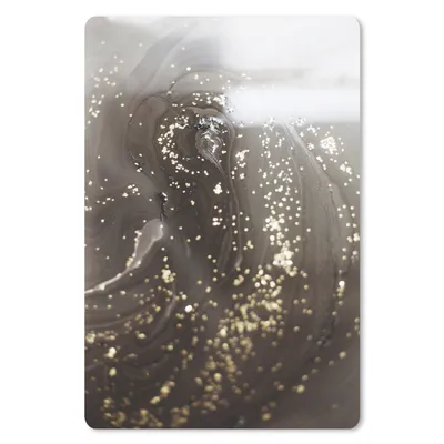 Produktbild von MuchoWow® Mauspad Mousepad Marmor - Luxus - Gold - Schwarz 40x60 cm - Mousepads - Maus Mat - Pad - Mausunterlage - Schreibtisch Accesoire
