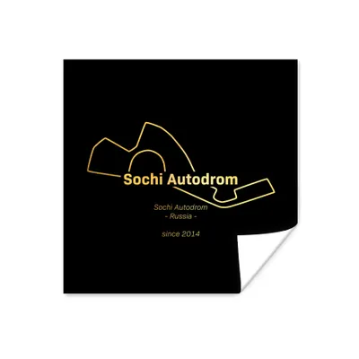 Produktbild von MuchoWow® Poster Sotschi - F1-Rennstrecke 100x100 cm - Babyzimmer