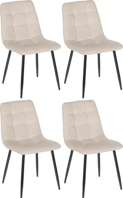 Produktbild von 4er Set Esszimmerstühle HLO-CP36  creme