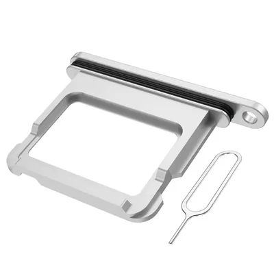 Produktbild von SIM- Kartenhalter für iPhone 17 - SIM-Tray - SIM Kartensteckplatz - Weiß