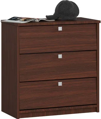 Produktbild von Schuhschrank AKORD MINI in der Farbe Wenge mit 3 Schuhkipper B60 x H62 x T31 cm