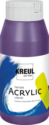 Obrázek produktu pro KREUL 17088 KREUL Akrylová barva Triton Acrylic Liquid, fialová, 750 ml