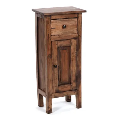Obrázok produktu pre FLORSCHRANK PLANT 80x36cm (VxŠ) masívne drevo | telefónny stolík | farba: 02 svetlohnedá