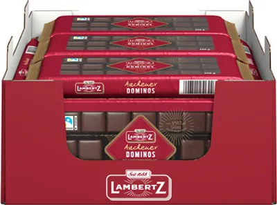 Produktbild von Lambertz Dominos Zartbitter - 19 x 250 g