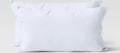 Produktbild von Mikrofaser UNI Kissenhüllen Kopfkissenbezug Kissenbezug Bezug Kissenhülle Mit Reißverschluss 40x80 cm weiß