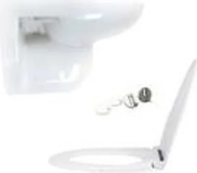 Produktbild von Hänge-WC Weiß Keramik mit Softclose-Sitz