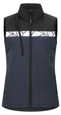 Produktbild von Projob - Weste für Damen, Recyceltes Polyester ET845 (XS) (Marine/Schwarz)