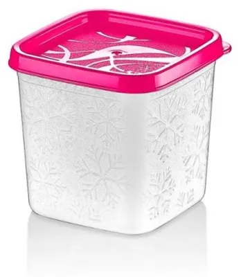 Productafbeelding van Alaska vriezerbox met snelle vriesfunctie - Vriesdoos, 380 ml, roze