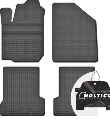 Produktbild von Gummimatten mit Rand Auto Fußmatten Gummi Automatten Passgenau 4-teilig Set - passend für Ford Tourneo I 2002-2013