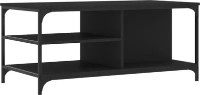 Produktbild von vidaXL Couchtisch Schwarz 100x50x45 cm Holzwerkstoff