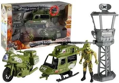 Zdjęcie produktu dla Zestaw militarny helikopter + wieża