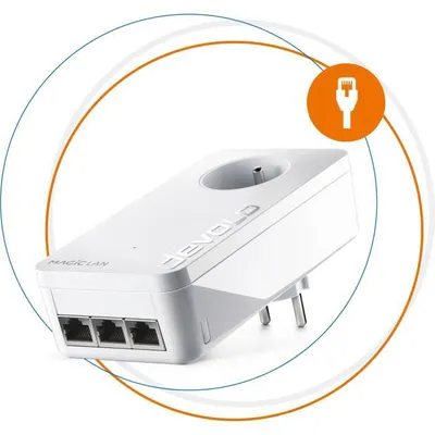 Produktbild von DEVOLO CPL Magic 2 LAN Triple Extension - Bis zu 2400 Mbit / s