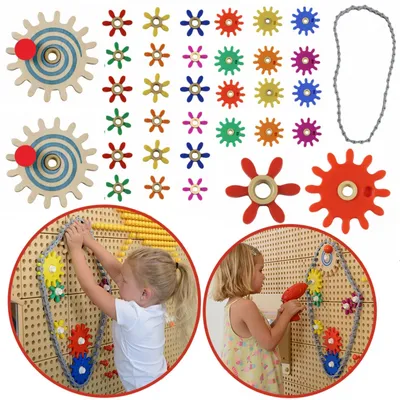 Obrázok produktu pre Ozubené kolesá Zostavte si vlastný mechanizmus - Masterkidz STEM Science and Creative Council