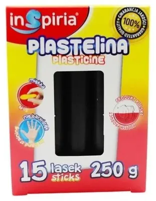 Produktbild von Schwarze Modelliermasse, 15 Stangen, 250 g – InSpiria