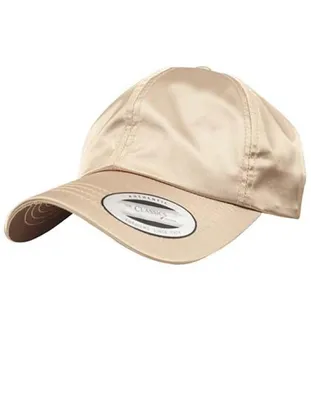 Produktbild von Low Profile Satin Cap / mit Metallschließe - Farbe: Gold - Größe: One Size