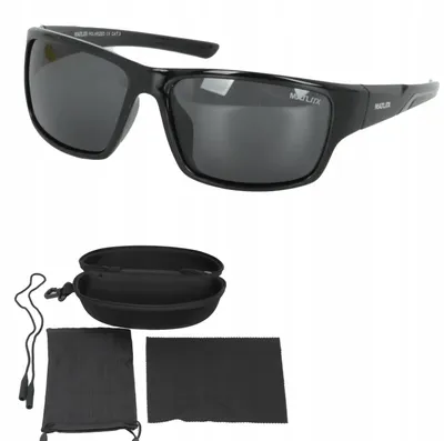 Produktbild von Polar Fashion P1028C3 Herren Schwarze Polarisierte Sonnenbrille