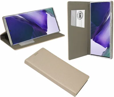 Zdjęcie produktu dla cofi1453 Etui Book Case Smart do SAMSUNG GALAXY NOTE 20 ULTRA (N985F) Etui na telefon komórkowy Etui portfelowe z funkcją podstawki, slot na karty Niebieski