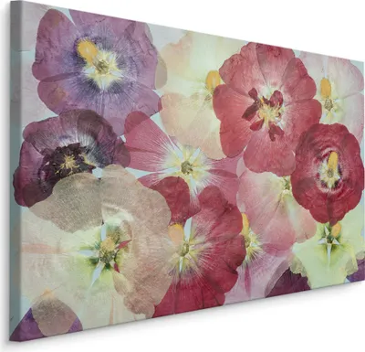 Produktbild von Fabelhafte Canvas LEINWAND BILDER 70x50 cm XXL Kunstdruck Natur Blumen Mohnblumen