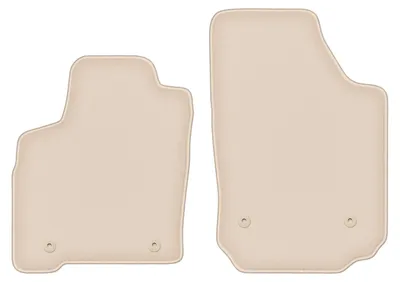 Produktbild von DURBAN Beige Velours-Fußmatten vorne für Opel Meriva A Minivan (2002-2010)