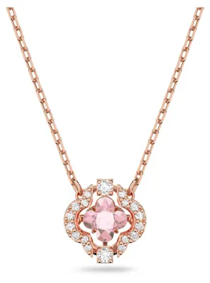 Produktbild von Swarovski Sparkling Dance Halskette, 5514488/5604192 Rosa, Rosé vergoldet