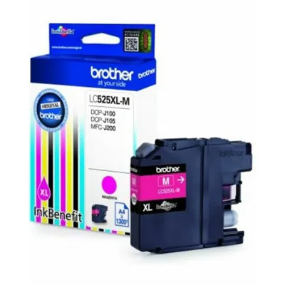 Produktbild von Brother LC525XLM, Hohe (XL-) Ausbeute, Magenta, Tinte auf Pigmentbasis