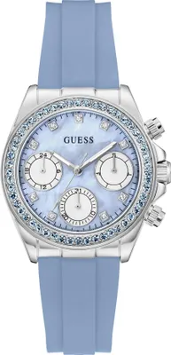 Image de Montre-bracelet Guess pour femme VICTORIA GW1038L1 en silicone