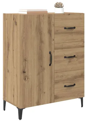 Zdjęcie produktu dla vidaXL Kredens dębowy Artisan 69,5 x 34 x 90 cm materiał drewnopochodny