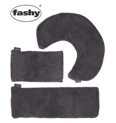 Immagine prodotto di cuscino riscaldante fashy 17x30cm con imbottitura di semi di colza, grigio scuro