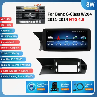 Zdjęcie produktu dla Multimedialne radio samochodowe z GPS, Bluetooth, ekranem dotykowym i obsługą bezprzewodowego Carplay