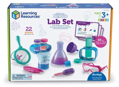 Produktbild von Labor Experimentierkasten Chemiebaukasten Experimentierset - 10 Experimente - Rosa - Ab 3 Jahren