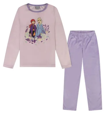 Produktbild von Frozen - Die Eiskönigin Mädchen Kinder Pyjama Schlafanzug, Größe:134-140