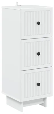 Obrázek produktu pro Skříň se zásuvkami Bílá 33 x 34,5 x 90 cm Kompozitní dřevo