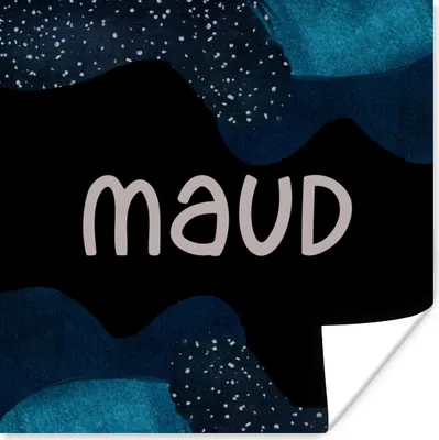 Produktbild von MuchoWow® Poster Maud - Pastell - Mädchen 100x100 cm - Babyzimmer