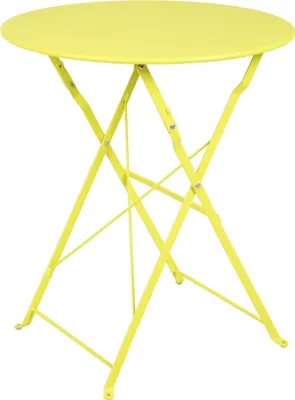 Produktbild von Gartentisch LUCIE - Eisen, Grün, 60x60x70cm | Klapptisch Esstisch Wetterfest Outdoor Tisch