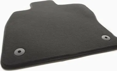 Produktbild von Fußmatte passend für VW Touran II 5T (ab 2015) Fahrermatte einzeln Velours Automatte Fahrerseite Schwarz inkl. Original Befestigung