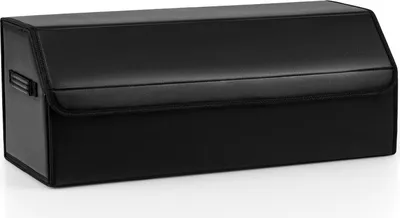 Immagine prodotto di COSTWAY Bagagliaio auto 51L con coperchio, divisorio rimovibile e maniglie, organizzatore per bagagliaio pieghevole, borsa per bagagliaio per berlina SUV Smooth